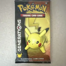 Pokemon Generations Booster Pack Pikachu 10 Cards English TCG Nintendo - Image 1