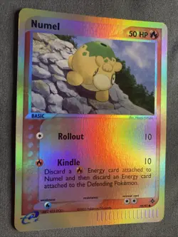 Pokemon TCG: Numel 70/97 (2003) EX Dragon • Reverse Holo E-reader Series Card - Image 2