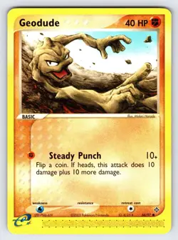 Geodude 56/97 2003 EX Dragon Pokemon Card TCG Nintendo e-Series Common - Nm/Vlp - Image 1