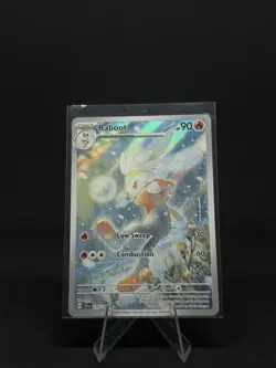 Raboot 147/142 Illustration Rare Card - Stellar Crown Pokemon Card - NM - Image 1