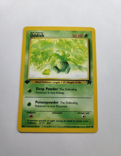 Oddish 63/82 - 1st Edition Team Rocket Vintage Pokemon Card - NM - Image 1