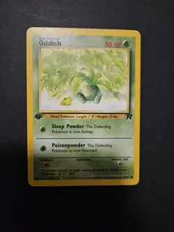 1st Edition Oddish - Team Rocket - #63/82 - Vintage Pokemon Card 2000 WOTC - Image 1