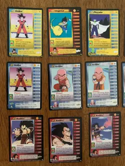 21 DBZ Dragon Ball Z TCG Character Cards Lot (mix of Foils and Regular Cards - Image 2