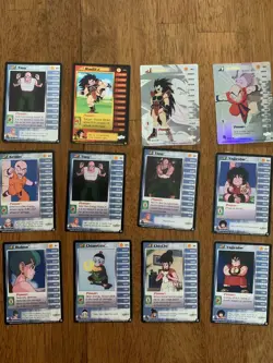 21 DBZ Dragon Ball Z TCG Character Cards Lot (mix of Foils and Regular Cards - Image 3