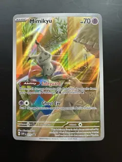 Pokemon TCG Mimikyu Scarlet & Violet Promo Card 075/Promo Near Mint Condition - Image 1