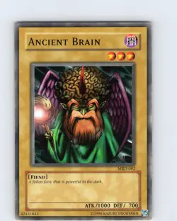 Yu-Gi-Oh TCG Ancient Brain MRD-082 Unlimited Common Card Played MP - Image 1