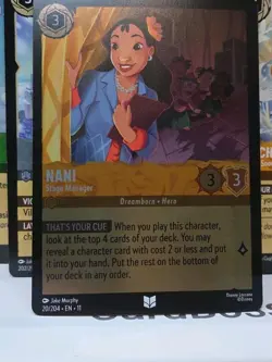 Nani - Stage Manager 20/204 Winterspell Cold Foil + 4 Free Cards + Free Shipping - Image 3