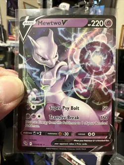 Mewtwo V 030/078 Pokemon Go NM Ultra Rare Pokemon Card - Image 1