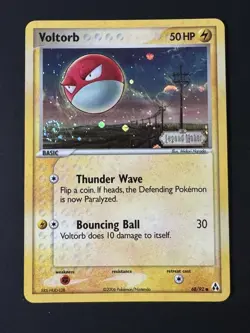 Pokemon Card - Voltorb Legend Maker 68/92 Common Reverse Holo Stamped - Image 1