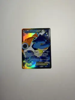 Pokemon TCG Blastoise EX Holo Ultra Rare Card 155/160 XY Base Set 2014 - Image 1