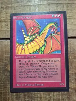 Collector's Edition - CE - Shivan Dragon - MTG - NM+ - Image 1