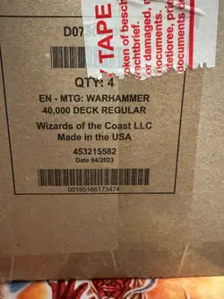 Sealed Case / Set of 4 MTG Warhammer 40K Commander Decks - Image 1