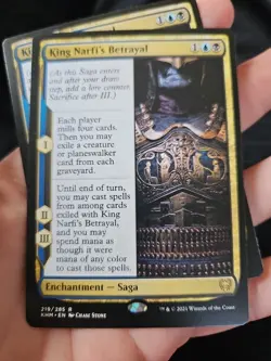 King Narfi's Betrayal X2 PACK FRESH 219/285 MTG KHM Magic the Gathering FREE SHI - Image 2