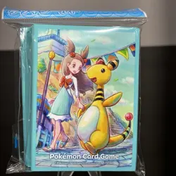 Pokemon Center Japan Exclusive Jasmine & Ampharos Card Sleeves - US SELLER - Image 1