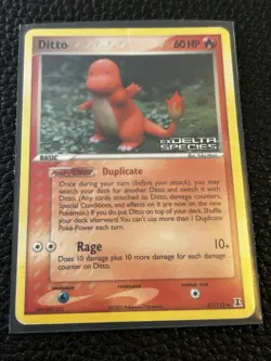 Pokemon Ditto EX Delta Species 37/113 Regular 2005 Nintendo English Pokemon TCG - Image 1