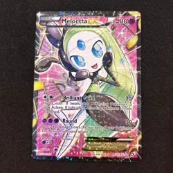 Pokemon TCG Meloetta EX Full Art Ultra Rare RC25/RC25 Holo Legendary Treasures - Image 1