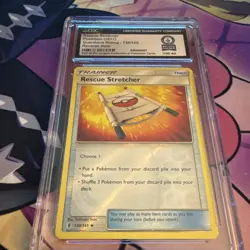 Pokemon Rescue Stretcher Reverse Holo CGC Guardians Rising 130/145 English 2017 - Image 1