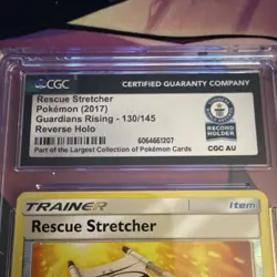 Pokemon Rescue Stretcher Reverse Holo CGC Guardians Rising 130/145 English 2017 - Image 3