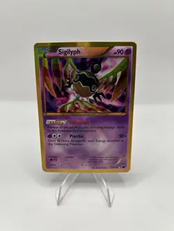 Pokemon TCG Sigilyph 118/116 Black & White Plasma Freeze Secret Rare - LP - Image 1
