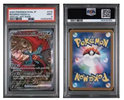 2024 Pokemon SV8a JP Roaring Moon ex #218 PSA 9 Mint Special Art Rare SAR - Image 1