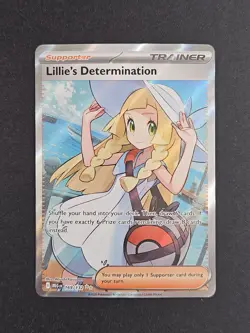 2025 Pokemon Mega Evolution Lillie's Determination Ultra Rare #169/132 - Image 2