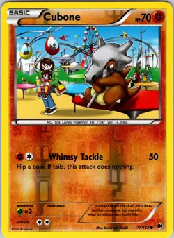 Cubone 77/162 XY - BREAKthrough Pokemon NM Reverse Holo - Image 1