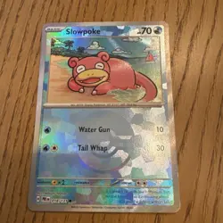 Slowpoke 018/131 (Poke ball Reverse Holo) SV Prismatic Evolutions Pokemon - NM - Image 1