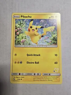 Pikachu 19/68 PIKACHU STAMPED Pokemon Deck Promo 15 - Image 1