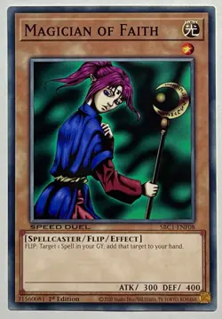 Magician Of Faith SBC1-ENF08 (NM) Common 1st Edition Speed Duel YuGiOh! - Image 1