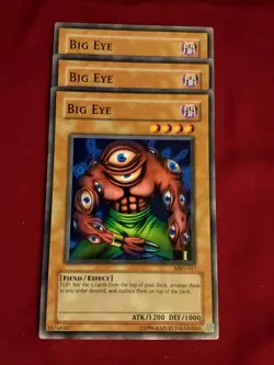 Big Eye (x3) MRD-017 Yu-Gi-Oh! Unlimited Edition - Unplayed Mint+ - Image 1