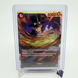 Sabo PRB02-014 SR Premium Booster Best Vol 2 Super Rare NM One Piece TCG - Image 1