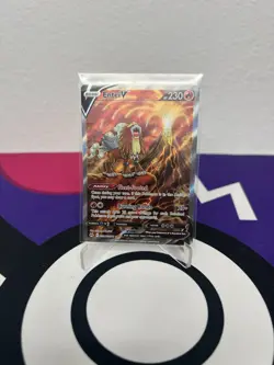 Pokemon Entei v Holo Ultra Rare TCG Card Crown Zenith Galarian Gallery GG36/GG70 - Image 1