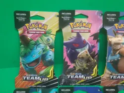 Pokemon Tag Team Team Up EMPTY Sleeved Booster Pack Art Set NO CARDS X8 - Image 3