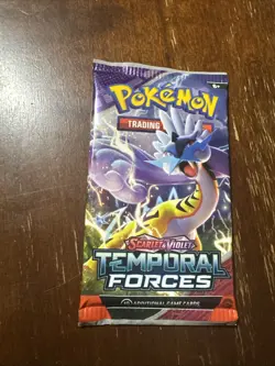 Pokemon Temporal Forces Scarlet & Violet Booster Pack - SV05 - 10 Cards - Sealed - Image 1