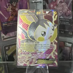 Emolga EX 143/146 X & Y Base set XY Ultra Rare Full Art Holo Pokemon Card - Image 1