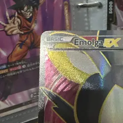 Emolga EX 143/146 X & Y Base set XY Ultra Rare Full Art Holo Pokemon Card - Image 2