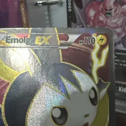 Emolga EX 143/146 X & Y Base set XY Ultra Rare Full Art Holo Pokemon Card - Image 3
