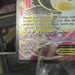 Emolga EX 143/146 X & Y Base set XY Ultra Rare Full Art Holo Pokemon Card - Image 5