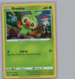 Grookey | SWSH070 Promo Cosmos Holo | SWSH: Sword & Shield Promo Cards | LP - Image 1