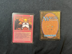Magic the Gathering Dwarven Warriors X2 Alpha LP - Image 1