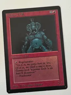 Magic the Gathering MTG Beta Uthden Troll LP+ (Beta Bob) - Image 1