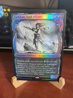 MTG: Sarkhan, Soul Aflame SHOWCASE FOIL, March of the Machine Chase Mythic!! - Image 1