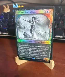 MTG: Sarkhan, Soul Aflame SHOWCASE FOIL, March of the Machine Chase Mythic!! - Image 2