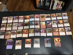 LARGE XL MTG GOBLINS magic the gathering collection!!+Bonuses! - Image 3