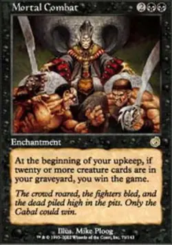 1x Mortal Combat Moderate Play MTG Magic - Kid Icarus - - Image 1