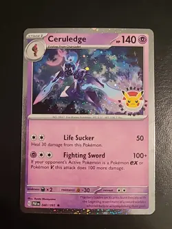 Ceruledge 040/091 - 2024 Pokemon Day - Paldean Fates - Pokemon TCG - NM - Image 1