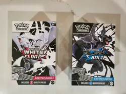Pokemon Black Bolt and White Flare Booster Bundle Set of 2 Sealed - Image 2