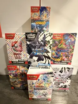 Pokemon TCG(7)Booster Boxes 151, Prismatic, Black Bolt All Sealed, Located in US - Image 1