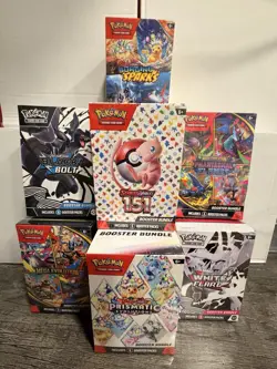 Pokemon TCG(7)Booster Boxes 151, Prismatic, Black Bolt All Sealed, Located in US - Image 3