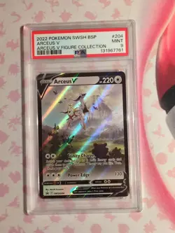 Pokemon Arceus V Promo Holo SWSH204 Sword & Shield PSA 9 2022 English - Image 1